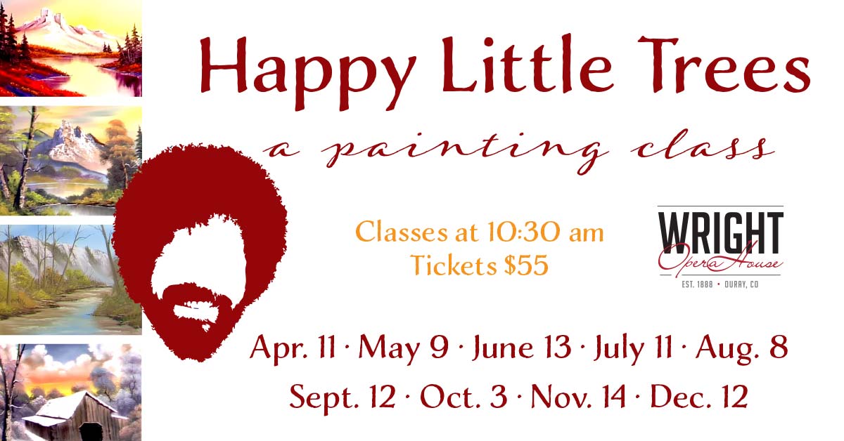Join Emma Kalff for a morning of coffee and painting at the Wright Opera House Community Room