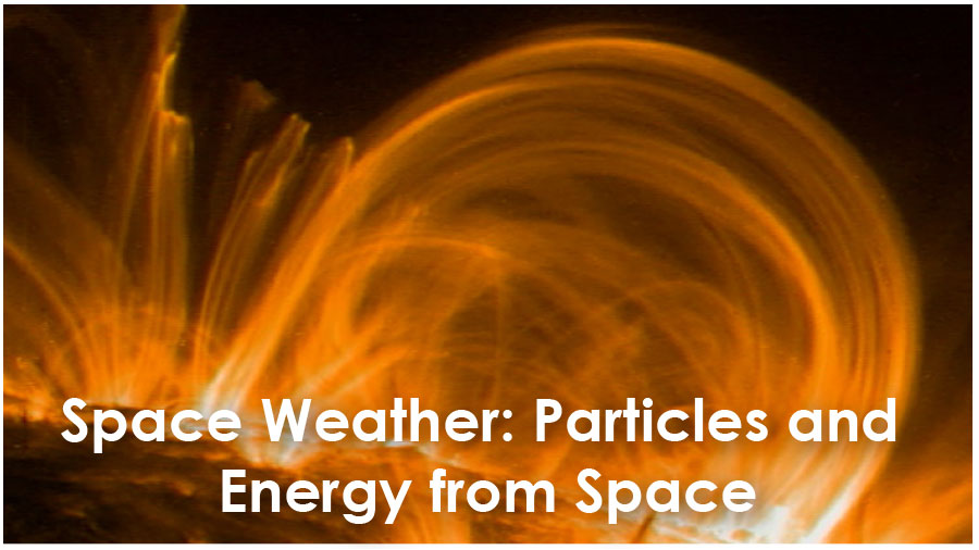 Space Weather: Particles and Energy from Space